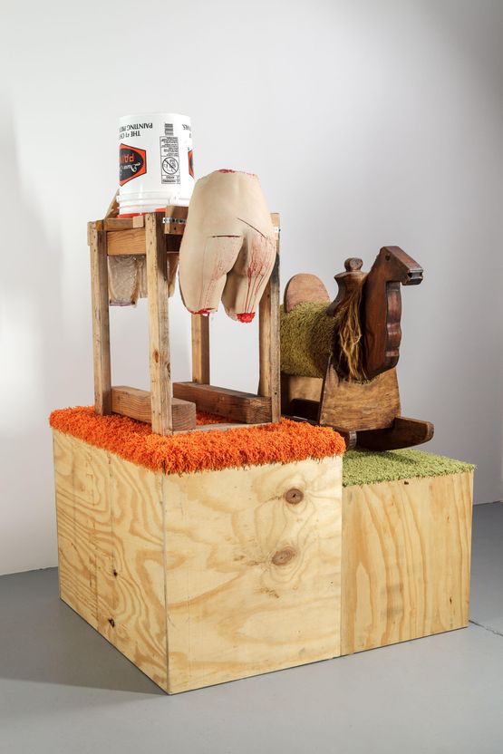 Bumper Car and Hobby Horse by Mike Kelley contemporary artwork Sculpture