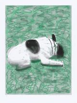 Moujik by David Hockney contemporary artwork drawing works on paper