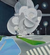 A Night Without Words by Zhu Xinyu contemporary artwork painting