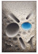 Aggregation 10 - NV046 Blue by Chun Kwang Young contemporary artwork mixed media painting