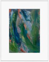 Saale I by Sabine Moritz contemporary artwork drawing works on paper