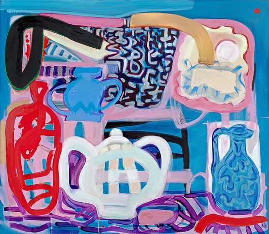 Still Life with Vessels by Angela Brennan contemporary artwork Painting