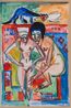 Nackte Frau und Madchen vermutlich Frau Anna Muller by Ernst Ludwig Kirchner contemporary artwork Works on Paper