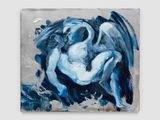Leda und der Schwan 3 by Klodin Erb contemporary artwork painting