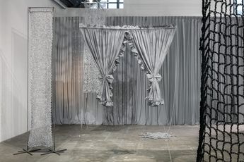 Contemporary art exhibition ektor garcia Kortinas Ektor Garcia at Mendes Wood DM Sao Paulo Brazil