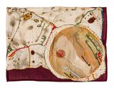 Differently Able by Vinoja Tharmalingam contemporary artwork painting works on paper textile