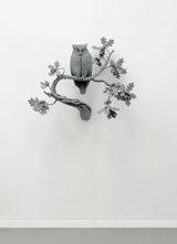 Fable 2 owl by Hans Op De Beeck contemporary artwork mixed media sculpture
