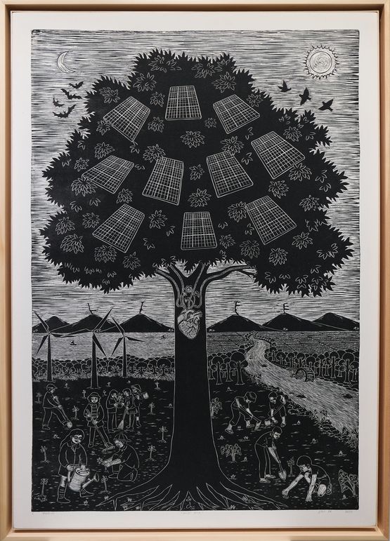 Uripi Urip by Fitriani Dk contemporary artwork Print