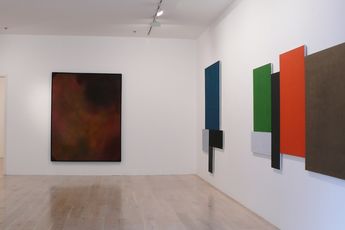 Contemporary art exhibition Milan Mrkusich  Geoff Thornley Kitchener Street at Gow Langsford Gallery Auckland New Zealand