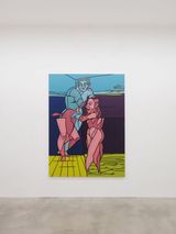 Sulla spiaggia by Valerio Adami contemporary artwork painting