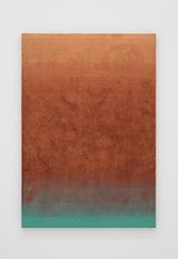 CAVEred iron oxide verdigris by Yoriko Takabatake contemporary artwork painting