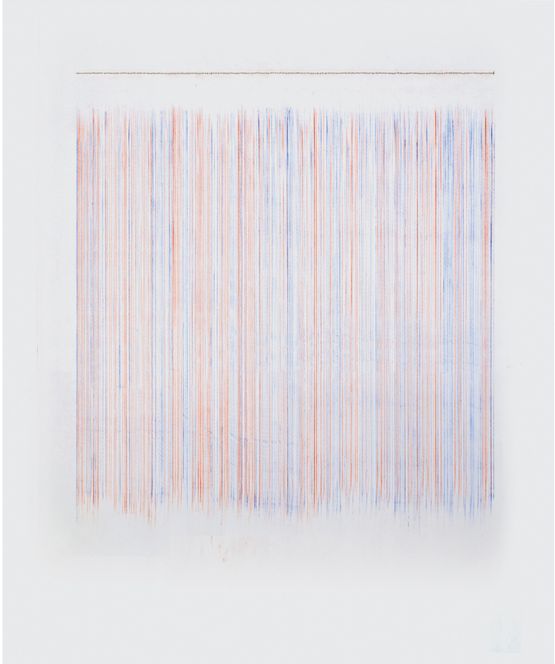 Plumb Line Drawing No.05 by Susan Morris contemporary artwork Works on Paper