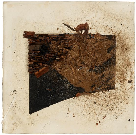Number 128D by Leonardo Drew contemporary artwork Painting