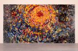 Red Sun by Isabel Nolan contemporary artwork sculpture textile