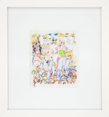 Drawing for Super Twins No. 1 by Xinyan Zhang contemporary artwork painting drawing