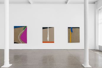 Contemporary art exhibition Koen van den Broek Ribbons at Galerie Greta Meert Brussels Belgium