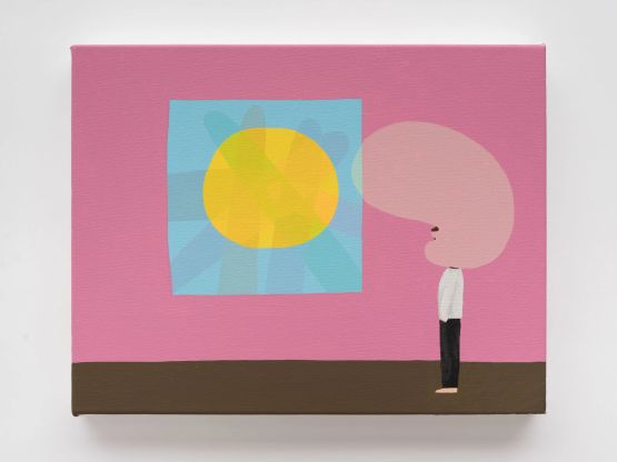 Sun and I by Peter McDonald contemporary artwork Painting