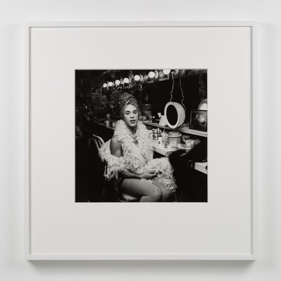 Mario Montez Backstage at the Palm Casino Revue by Peter Hujar contemporary artwork Photography