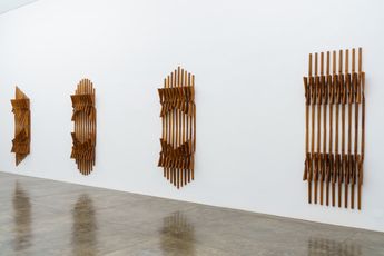 Contemporary art exhibition Marco A. Castillo Propiedad del Estado at Galeria Nara Roesler Sao Paulo Brazil