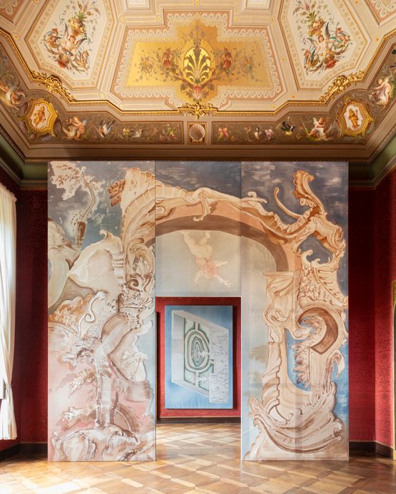 Grand Entrance for Bernardo Buontalenti by Matthew Lutz-Kinoy contemporary artwork Painting