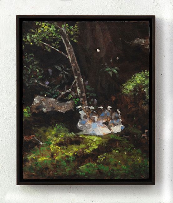 The gathering by Helena Parada Kim contemporary artwork Painting
