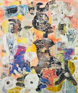The Anointing of Sister Pretty by Henry Mzili Mujunga contemporary artwork painting