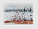 Hudson River Empire Line by Kirsten Everberg contemporary artwork Painting