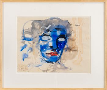 60 second Wipe by Lynn Hershman Leeson contemporary artwork painting works on paper drawing