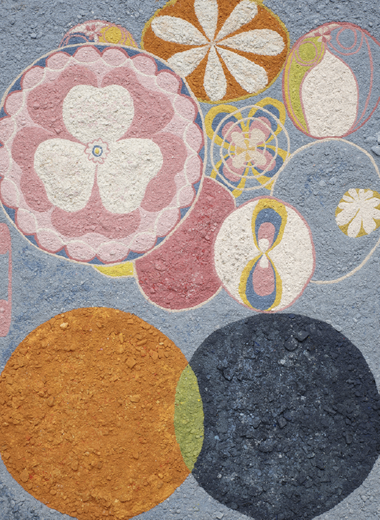 Metachrome The Ten Largest No.2 Childhood Group IV after Hilma Af Klint by Vik Muniz contemporary artwork Print