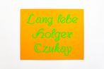Lang lebe Holger Czukay by Jeremy Deller contemporary artwork Print