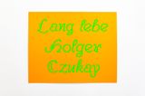 Lang lebe Holger Czukay by Jeremy Deller contemporary artwork print