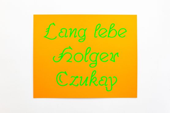 Lang lebe Holger Czukay by Jeremy Deller contemporary artwork Print