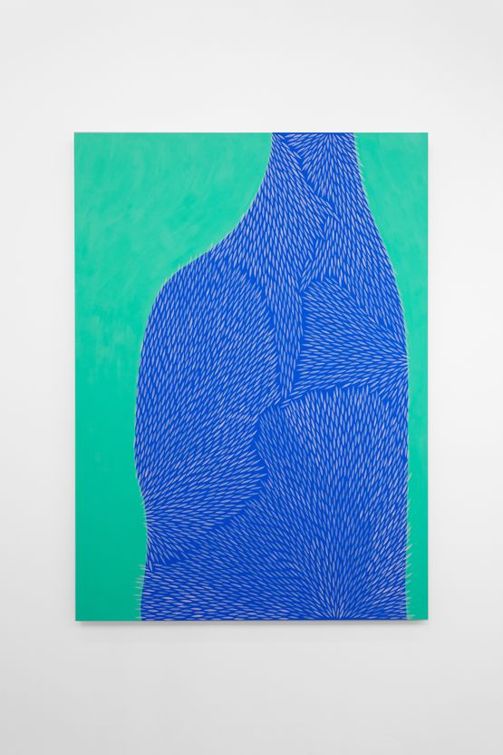 Shimmy In And Slide by Julia Chiang contemporary artwork Painting