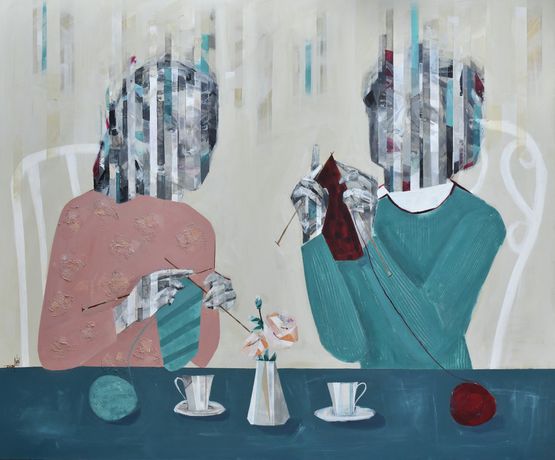 Untitled by Besher Koushaji contemporary artwork Painting