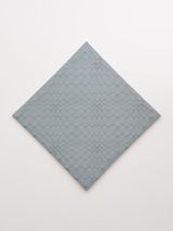 Superficie grigio by Enrico Castellani contemporary artwork painting works on paper