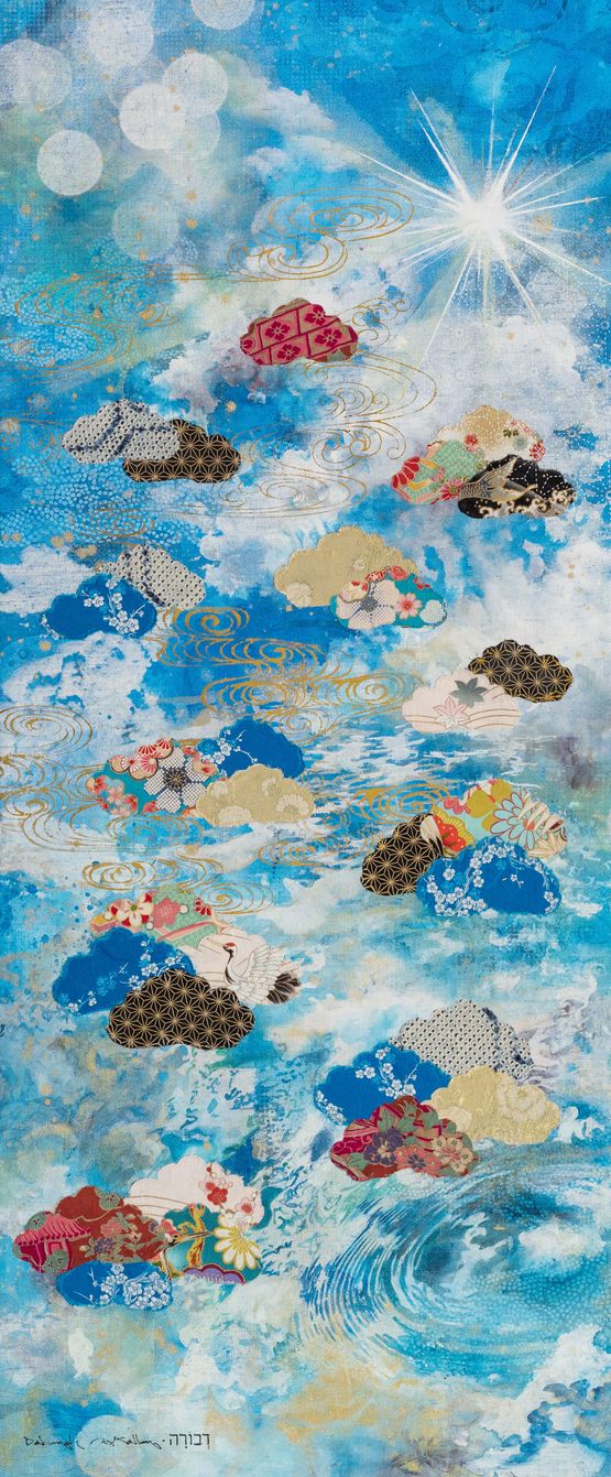 When Clouds Become Trees by Deborah Mckellar contemporary artwork Painting