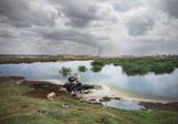 Panning or Gugulethu Gold Rush by Mikhael Subotzky contemporary artwork print
