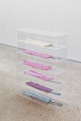 Sketch for summer 3 by Anne Bourse contemporary artwork sculpture textile works on paper