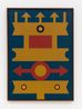 Emblema - Logotipo Poetico by Rubem Valentim contemporary artwork Painting