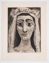 Jacqueline en mariee by Pablo Picasso contemporary artwork print