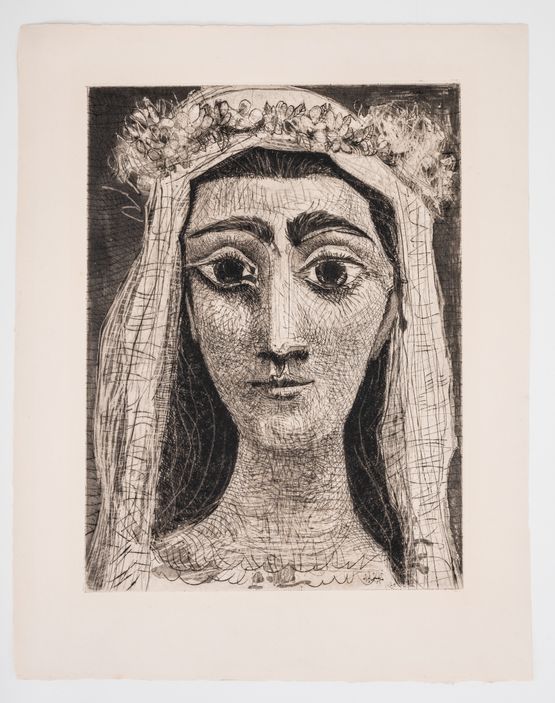 Jacqueline en mariee by Pablo Picasso contemporary artwork Print
