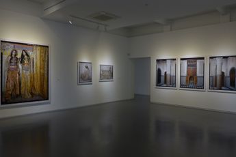 Contemporary art exhibition Lalla Essaydi Truth and Beauty at Sundaram Tagore Gallery Singapore
