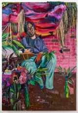 Geftao Koroson-na Their Generous Heart by Gisela Mcdaniel contemporary artwork painting works on paper