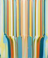 Notation Chromatic II by Ian Davenport contemporary artwork painting