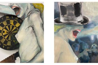 Contemporary art exhibition Lisa Brice Bar Games 1992 - 2023 at Sadie Coles HQ Bury Street London United Kingdom