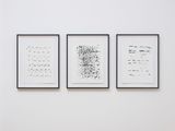 Notations 1 2 3 by Luca Lee Frei contemporary artwork drawing
