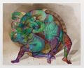 Kalunga by Firelei Baez contemporary artwork Painting