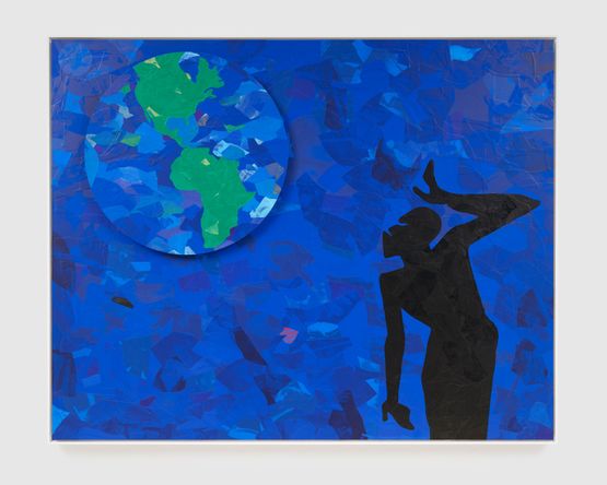The Telescope of Eternity by Hank Willis Thomas contemporary artwork Painting