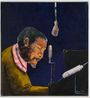 Tribute to Bueki Mseleku by Sam Nhlengethwa contemporary artwork Painting