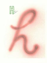 H from Hockneys Alphabet by David Hockney contemporary artwork print